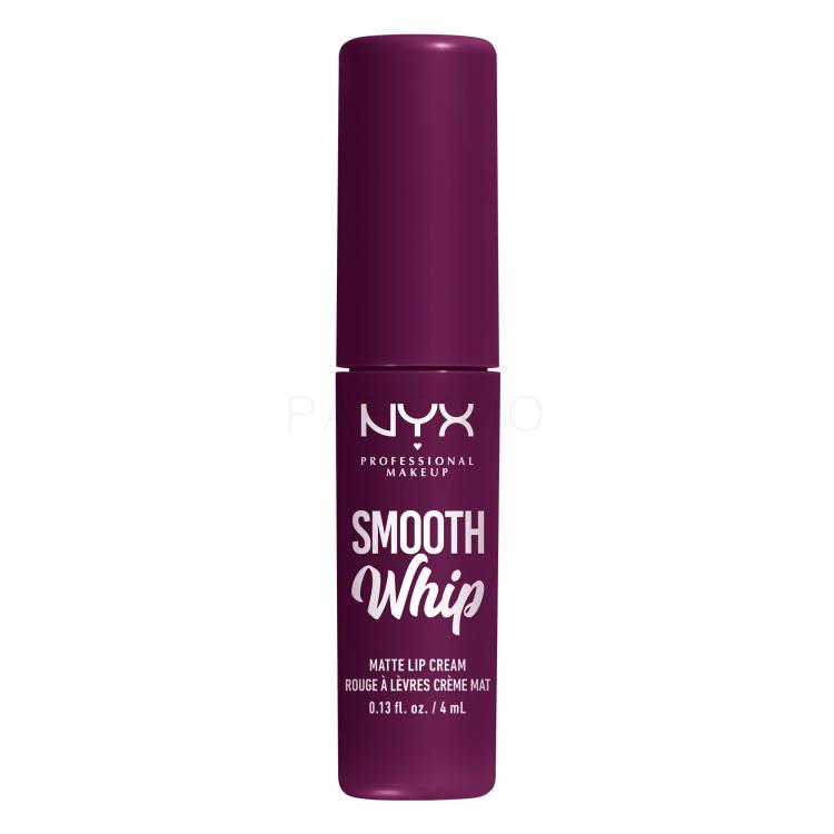 NYX Professional Makeup Smooth Whip Matte Lip Cream Lippenstift für Frauen 4 ml Farbton  11 Berry Bed Sheets