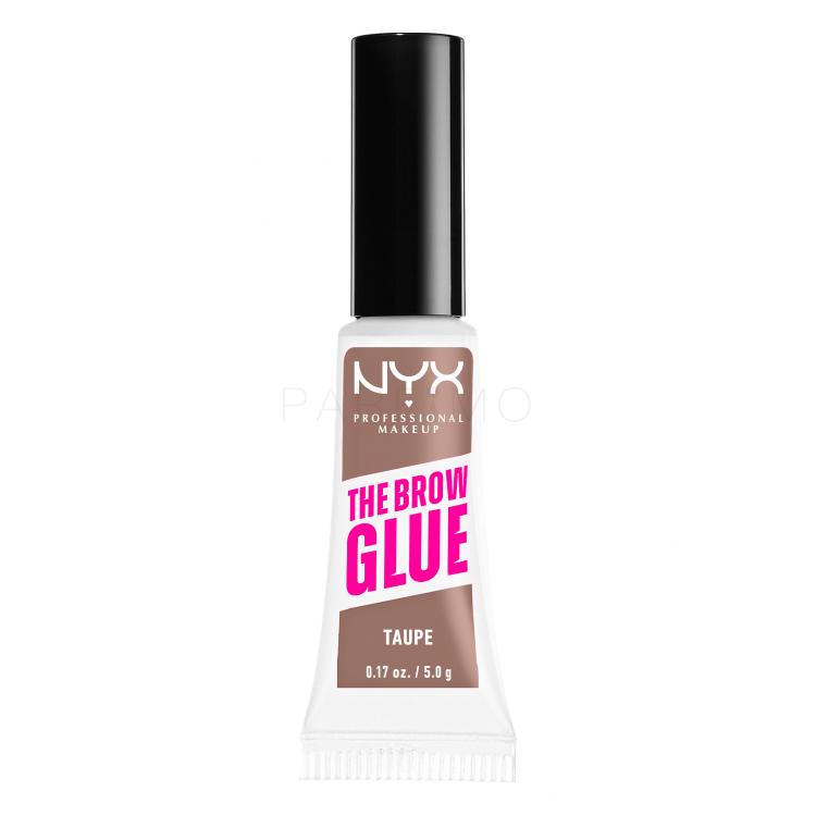 NYX Professional Makeup The Brow Glue Instant Brow Styler Augenbrauengel und -pomade für Frauen 5 g Farbton  02 Taupe