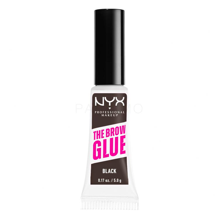 NYX Professional Makeup The Brow Glue Instant Brow Styler Augenbrauengel und -pomade für Frauen 5 g Farbton  05 Black