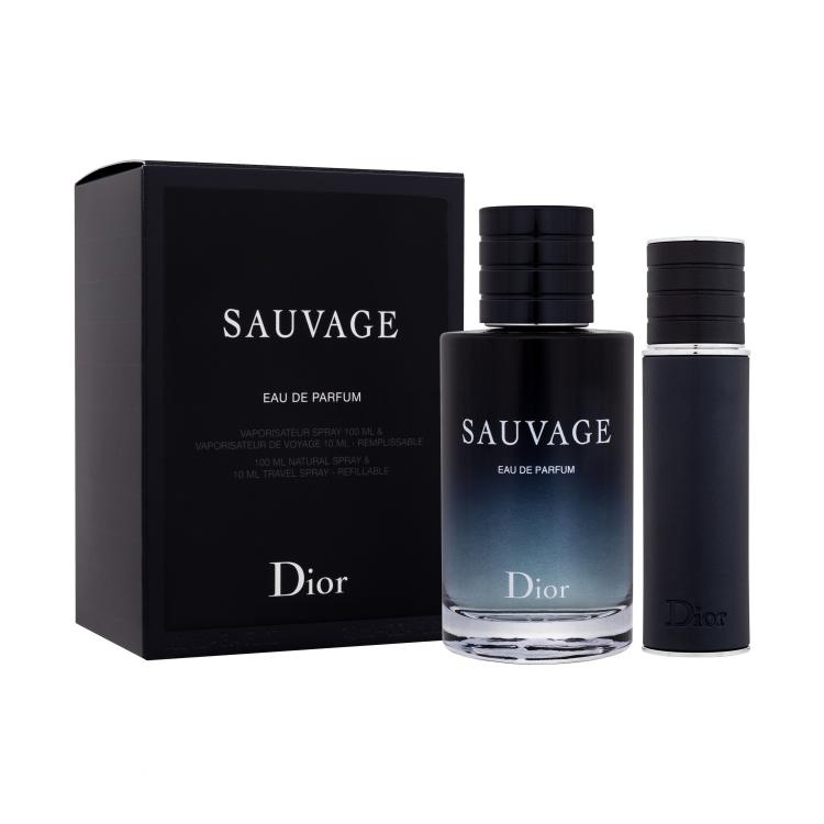 Dior Sauvage Geschenkset Eau de Parfum 100 ml + Eau de Parfum 10 ml nachfüllbar