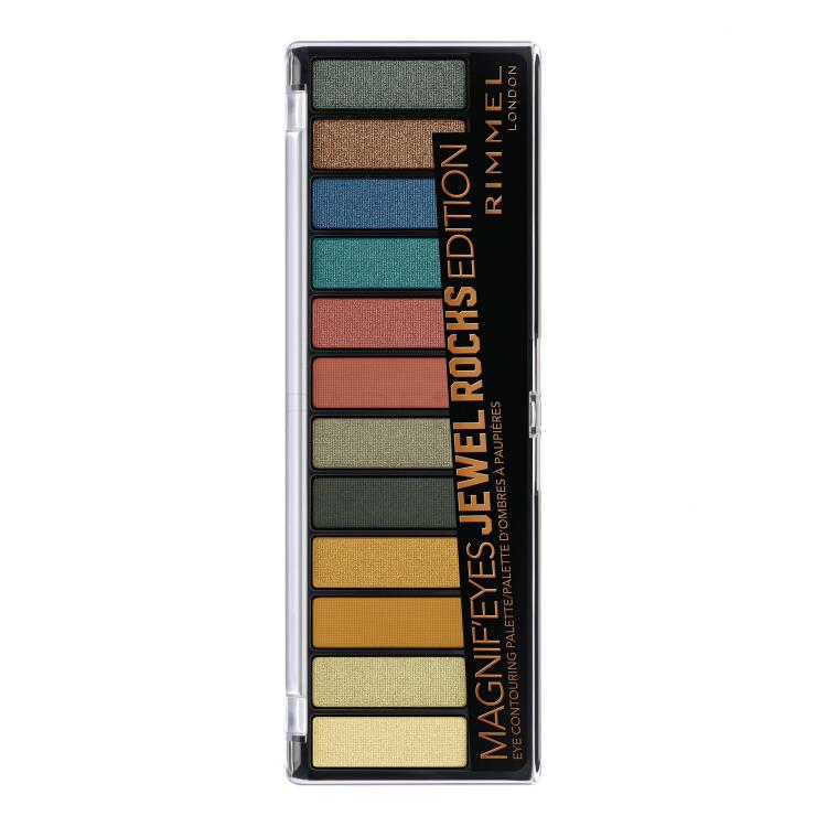 Rimmel London Magnif´Eyes Contouring Palette Lidschatten für Frauen 14,2 g Farbton  009 Jewel Rocks Editon