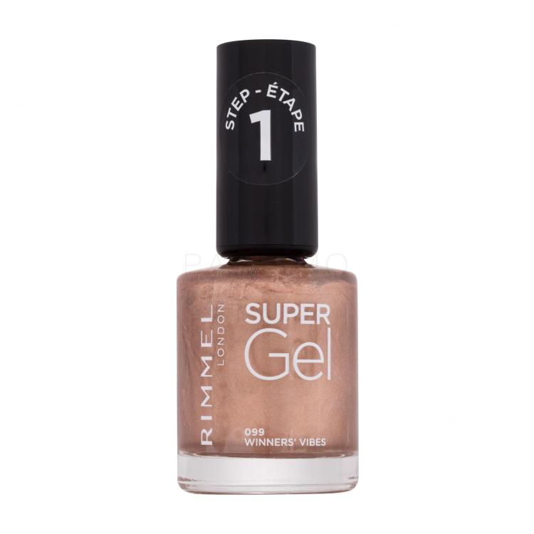 Rimmel London Super Gel STEP1 Nagellack für Frauen 12 ml Farbton  099  Winners´ Vibes