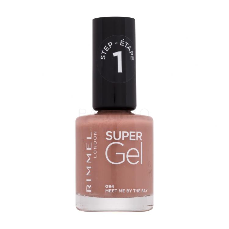 Rimmel London Super Gel STEP1 Nagellack für Frauen 12 ml Farbton  094 Meet Me By The Bay