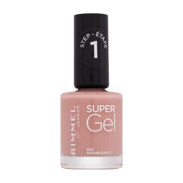 Rimmel London Super Gel STEP1 Nagellack für Frauen 12 ml Farbton  022  Shamelessly