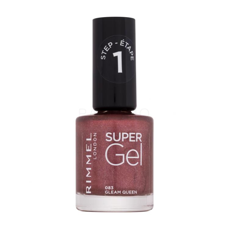 Rimmel London Super Gel STEP1 Nagellack für Frauen 12 ml Farbton  083 Gleam Queen