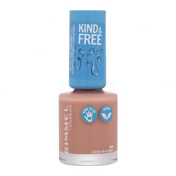 Rimmel London Kind &amp; Free Nagellack für Frauen 8 ml Farbton  163 Love-In-A-Mist