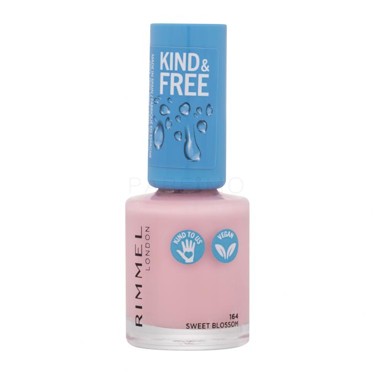 Rimmel London Kind &amp; Free Nagellack für Frauen 8 ml Farbton  164 Sweet Blossom