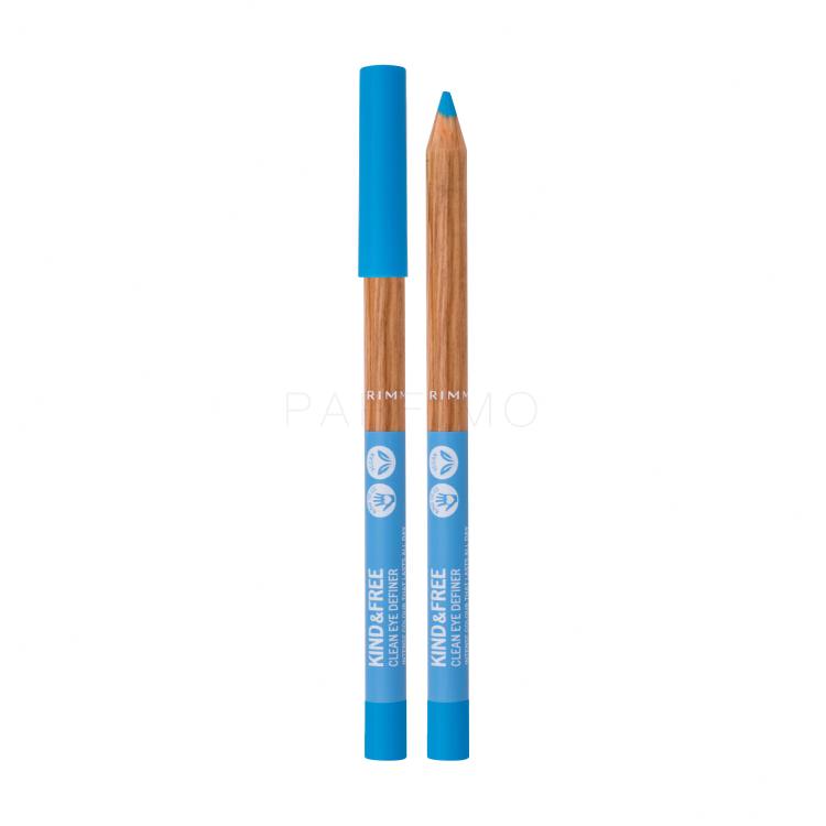 Rimmel London Kind &amp; Free Clean Eye Definer Kajalstift für Frauen 1,1 g Farbton  006 Anime Blue