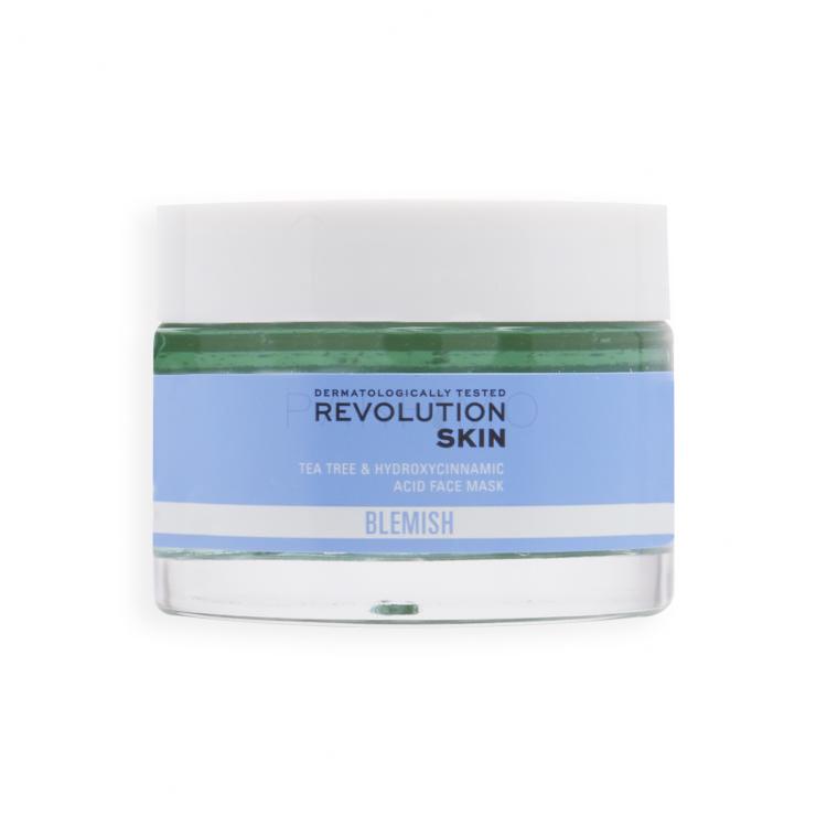 Revolution Skincare Blemish Tea Tree &amp; Hydroxycinnamic Acid Face Mask Gesichtsmaske für Frauen 50 ml