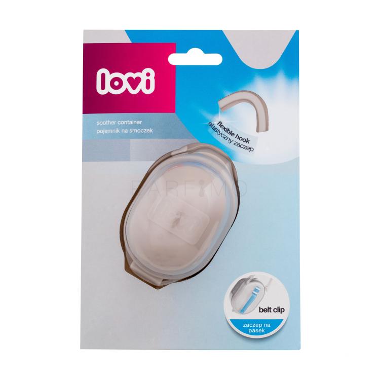 LOVI Soother Container Beige Schnullerhülle für Kinder 1 St.