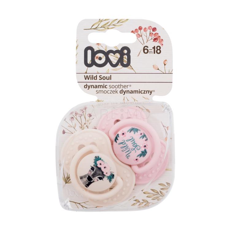 LOVI Wild Soul Dynamic Soother Girl 6-18m Schnuller für Kinder 2 St.