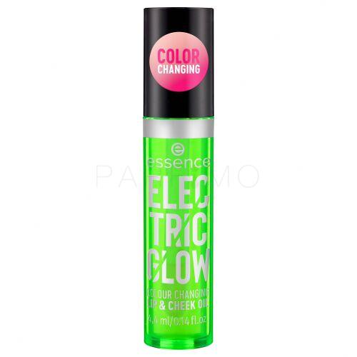 Essence Electric Glow Colour Changing Lip &amp; Cheek Oil Lippenöl für Frauen 4,4 ml