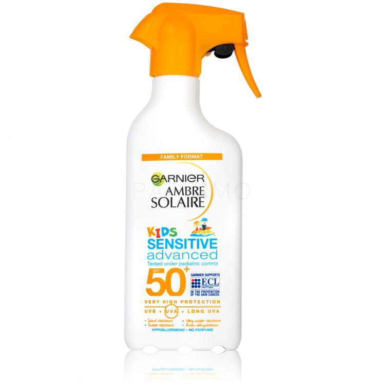 Garnier Ambre Solaire Kids Sensitive Advanced Spray SPF50+ Sonnenschutz für Kinder 270 ml