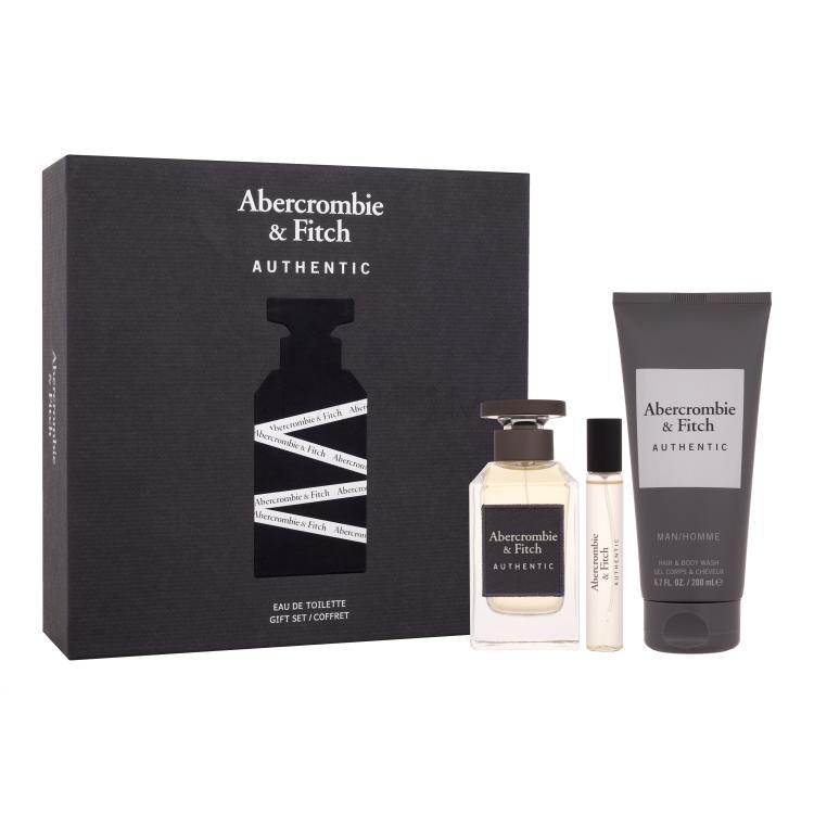 Abercrombie &amp; Fitch Authentic Geschenkset Eau de Toilette 100 ml + Eau de Toilette 15 ml + Duschgel 200 ml