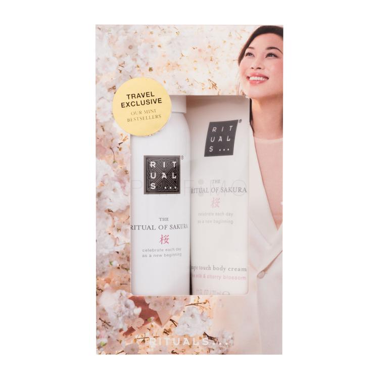 Rituals The Ritual Of Sakura Travel Exclusive Mini Bestsellers Geschenkset Körpercreme Magic Touch Body Cream 70 ml + Duschschaum Sensational Foaming Shower Gel 50 ml