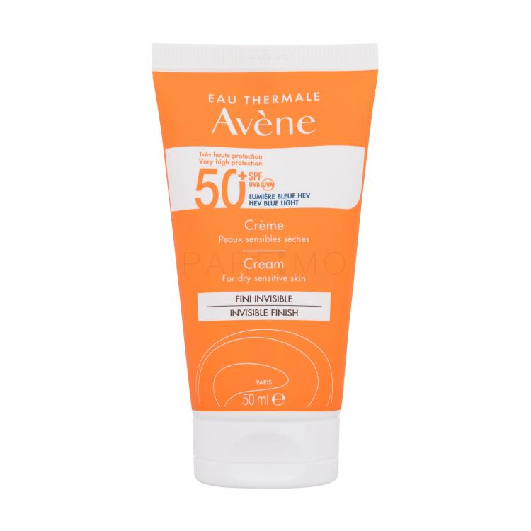 Avene Sun Cream Invisible Finish SPF50+ Sonnenschutz fürs Gesicht 50 ml