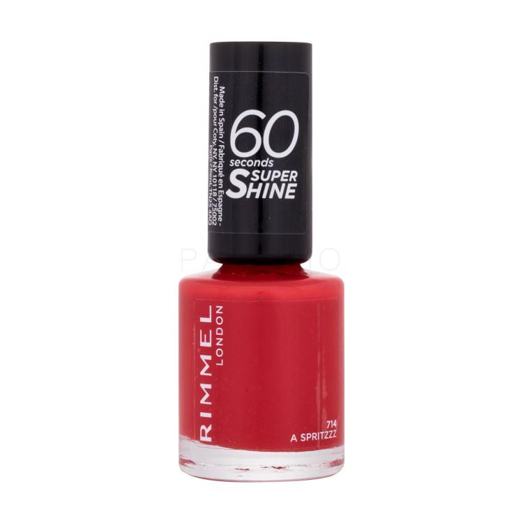 Rimmel London 60 Seconds Super Shine Nagellack für Frauen 8 ml Farbton  714 A Spritzzz