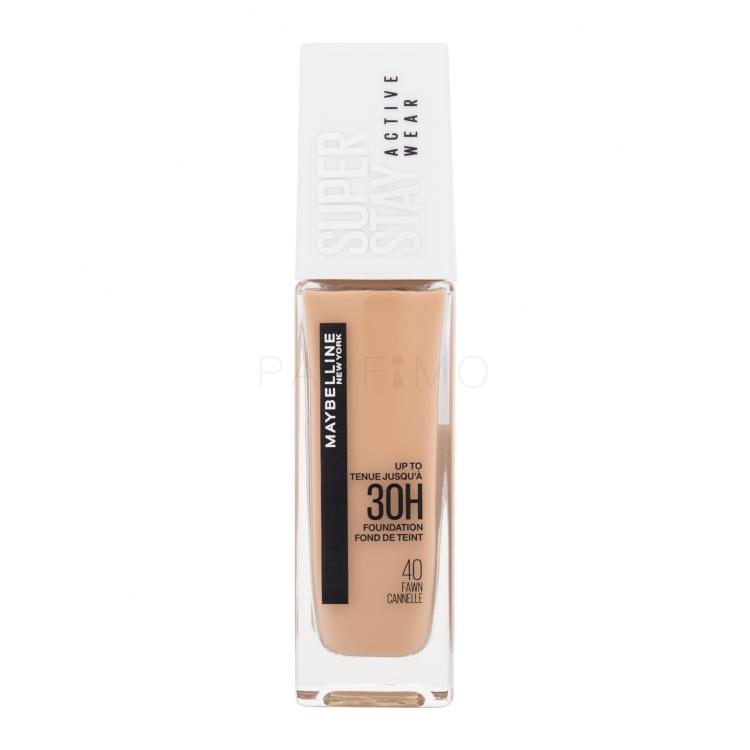 Maybelline Superstay Active Wear 30H Foundation für Frauen 30 ml Farbton  40 Fawn Cannelle