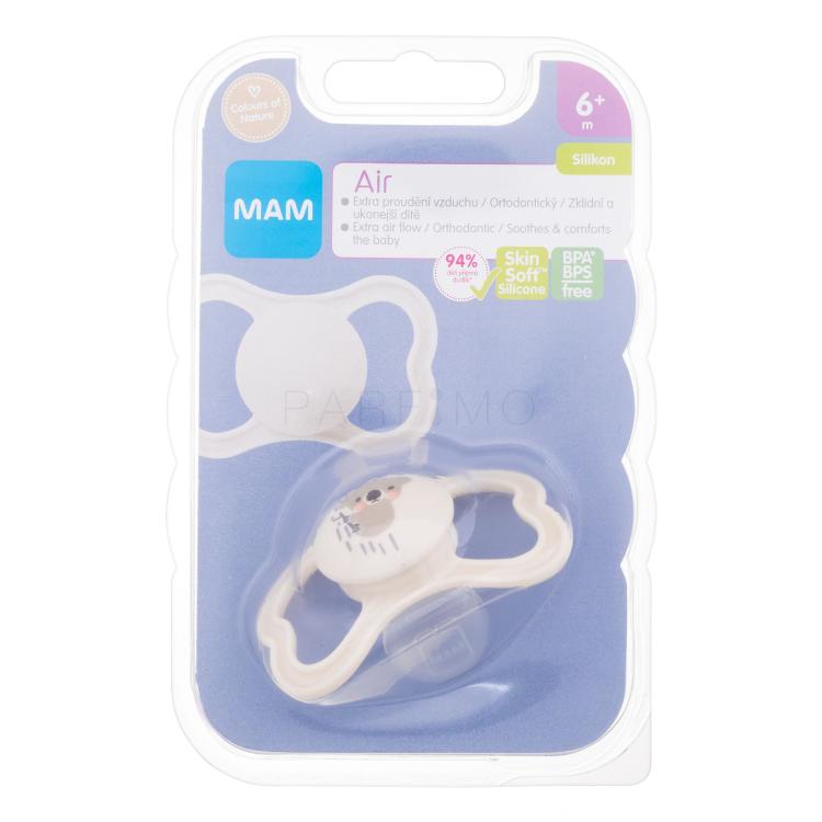 MAM Air Silicone Pacifier 6m+ Koala Schnuller für Kinder 1 St.