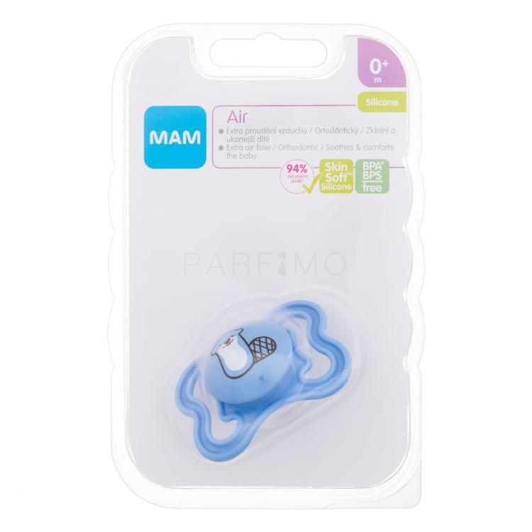 MAM Air Silicone Pacifier 0m+ Beaver Schnuller für Kinder 1 St.