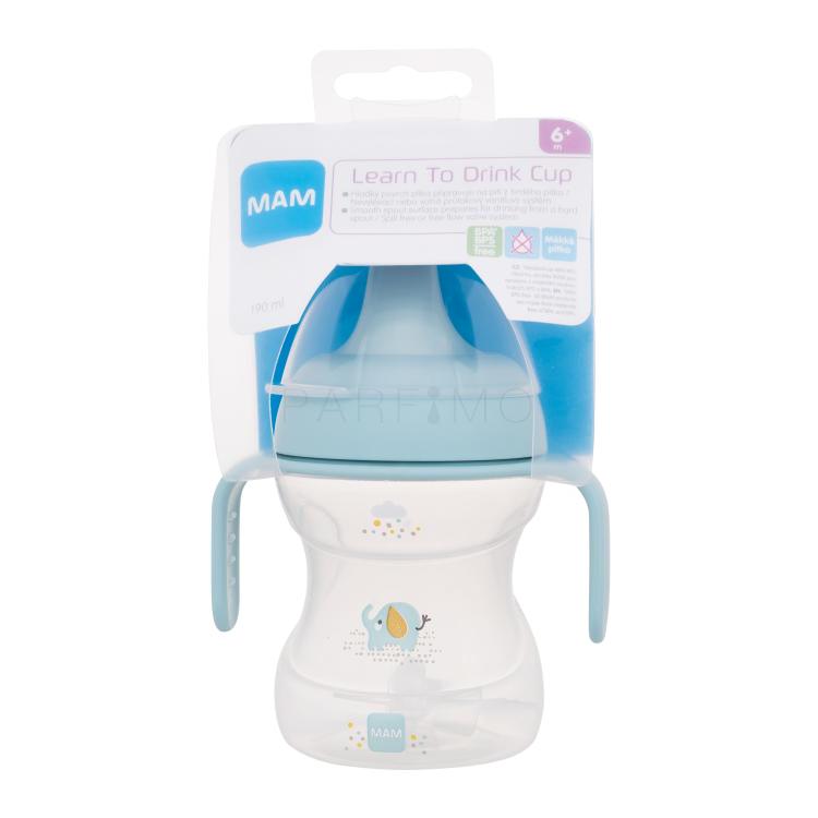 MAM Learn To Drink Cup 6m+ Sage Trinkbecher für Kinder 190 ml