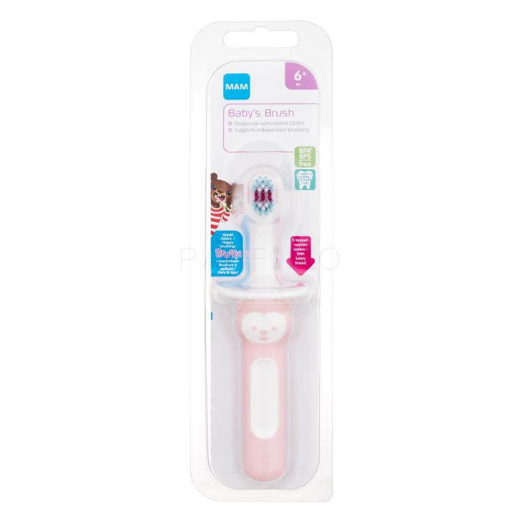 MAM Baby´s Brush 6m+ Pink Zahnbürste für Kinder 1 St.