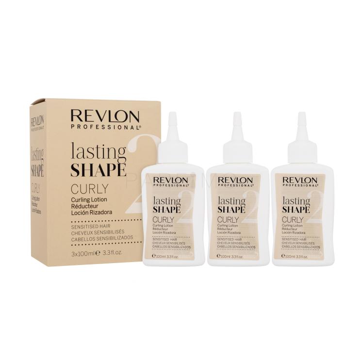 Revlon Professional Lasting Shape Curly Curling Lotion Sensitised Hair 2 Für Locken für Frauen 3x100 ml