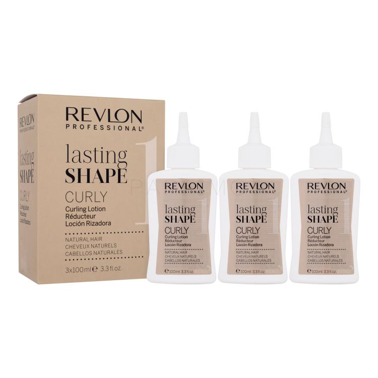 Revlon Professional Lasting Shape Curly Curling Lotion Natural Hair 1 Für Locken für Frauen 3x100 ml