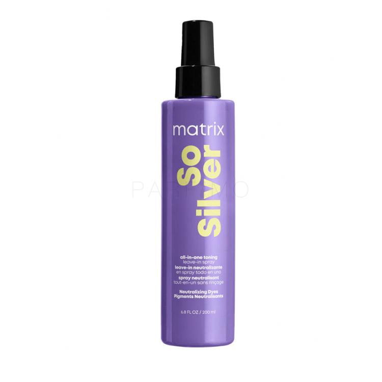 Matrix So Silver All-In-One Toning Leave-In Spray Pflege ohne Ausspülen für Frauen 200 ml