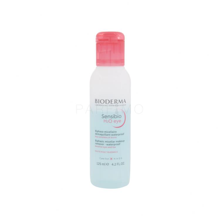 BIODERMA Sensibio H2O Eye Biphasic Micellar Makeup Remover Augen-Make-up-Entferner für Frauen 125 ml