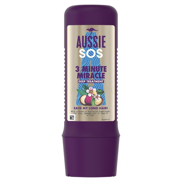 Aussie SOS Save My Lengths 3 Minute Miracle Deep Treatment Haarmaske für Frauen 225 ml