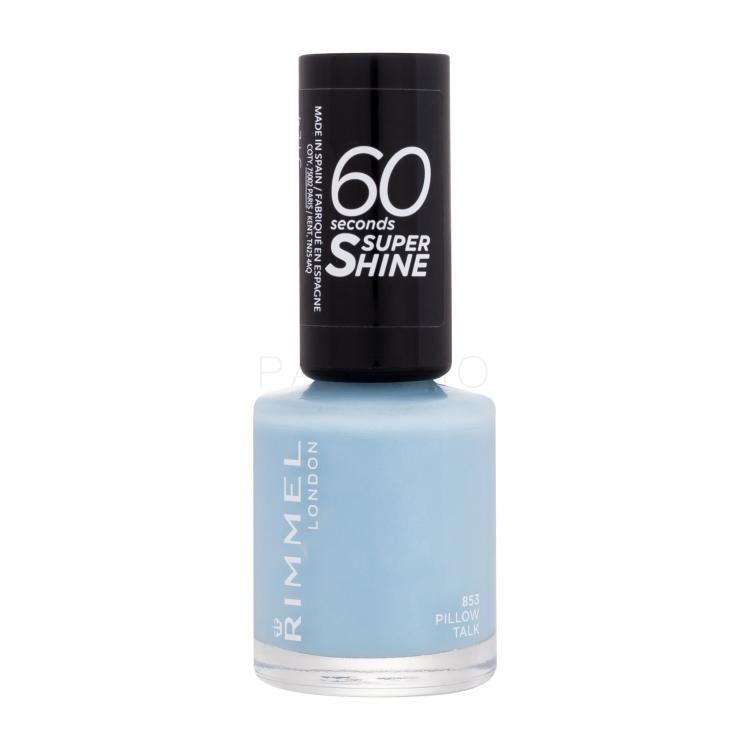 Rimmel London 60 Seconds Super Shine Nagellack für Frauen 8 ml Farbton  853 Pillow Talk