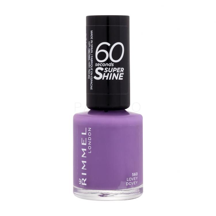 Rimmel London 60 Seconds Super Shine Nagellack für Frauen 8 ml Farbton  560 Lovey Dovey