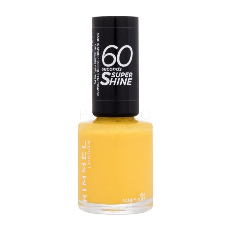 Rimmel London 60 Seconds Super Shine Nagellack für Frauen 8 ml Farbton  150 Sandy Toes