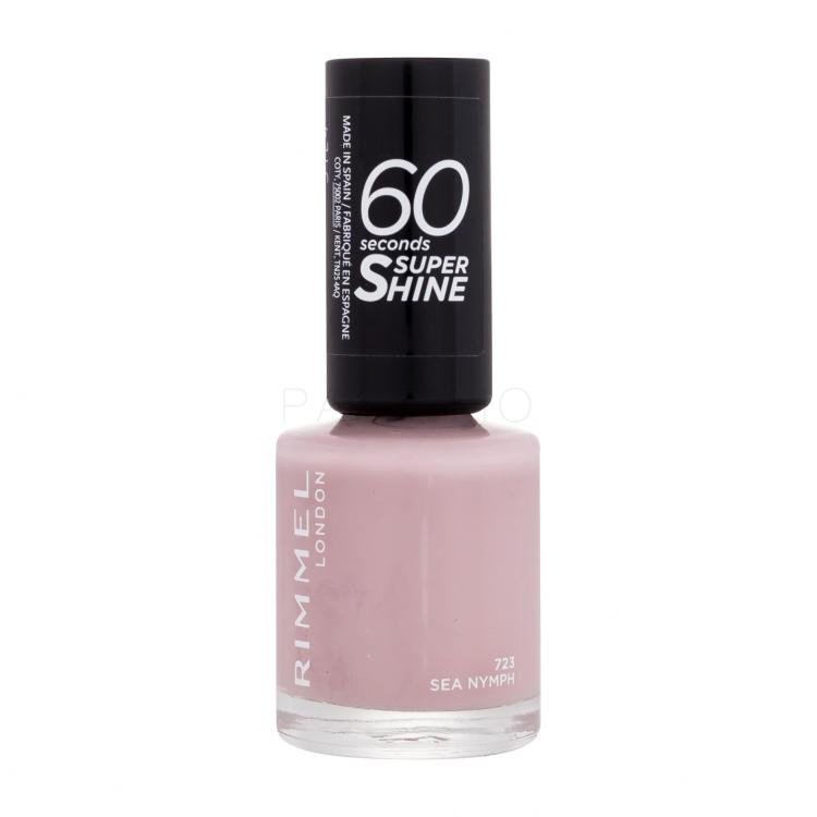 Rimmel London 60 Seconds Super Shine Nagellack für Frauen 8 ml Farbton  723 Sea Nymph