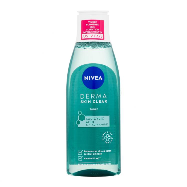 Nivea Derma Skin Clear Toner Gesichtswasser und Spray für Frauen 200 ml