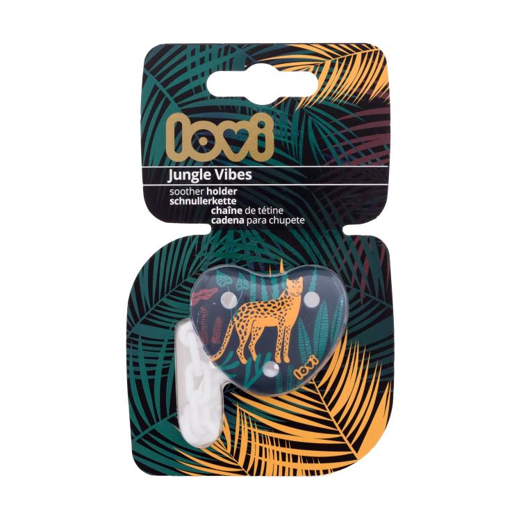 LOVI Jungle Vibes Soother Holder Schnullerclip für Kinder 1 St.