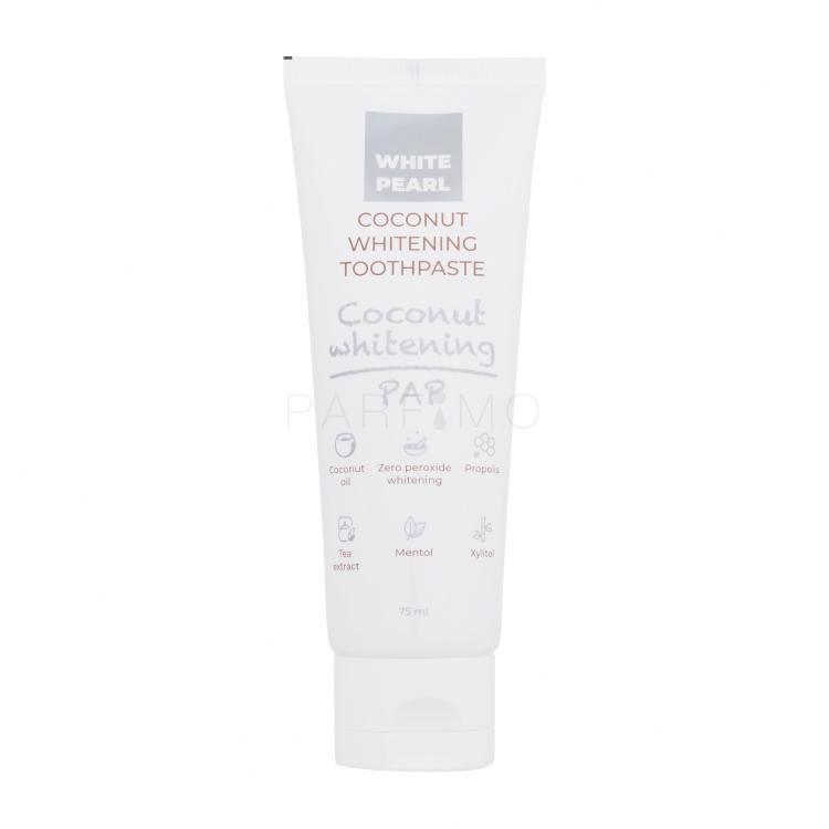 White Pearl PAP Coconut Whitening Toothpaste Zahnpasta 75 ml