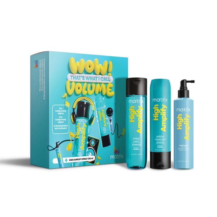 Matrix High Amplify Geschenkset High Amplify Shampoo 300 ml + High Amplify Conditioner 300 ml + Volumen-Spray für Haare High Amplify Wonder Boost Root Lifter 250 ml