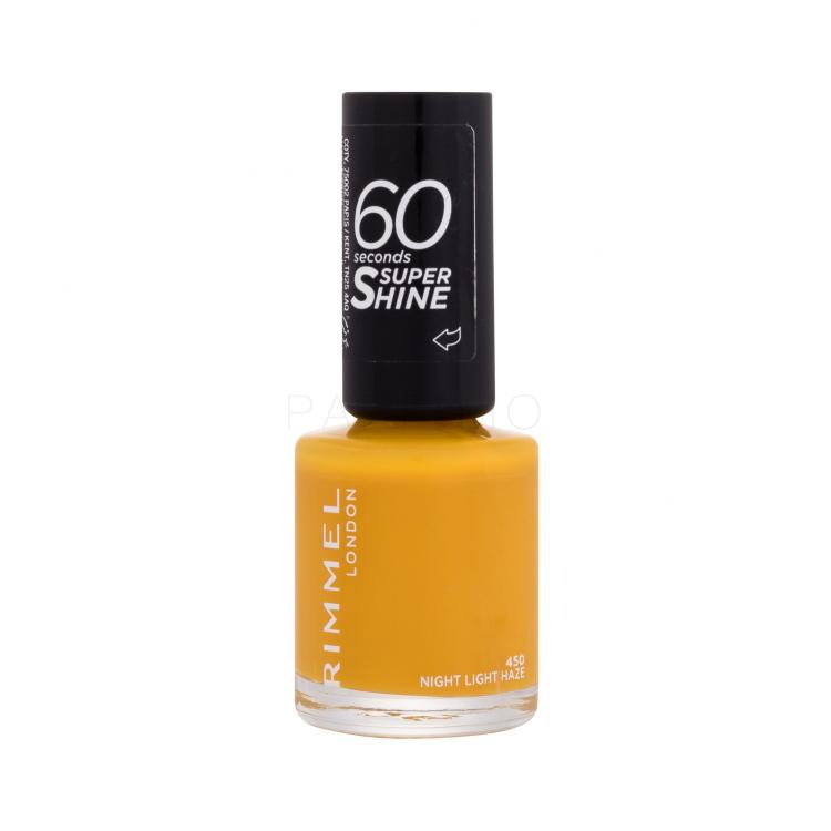 Rimmel London 60 Seconds Super Shine Nagellack für Frauen 8 ml Farbton  450 Night Light Haze