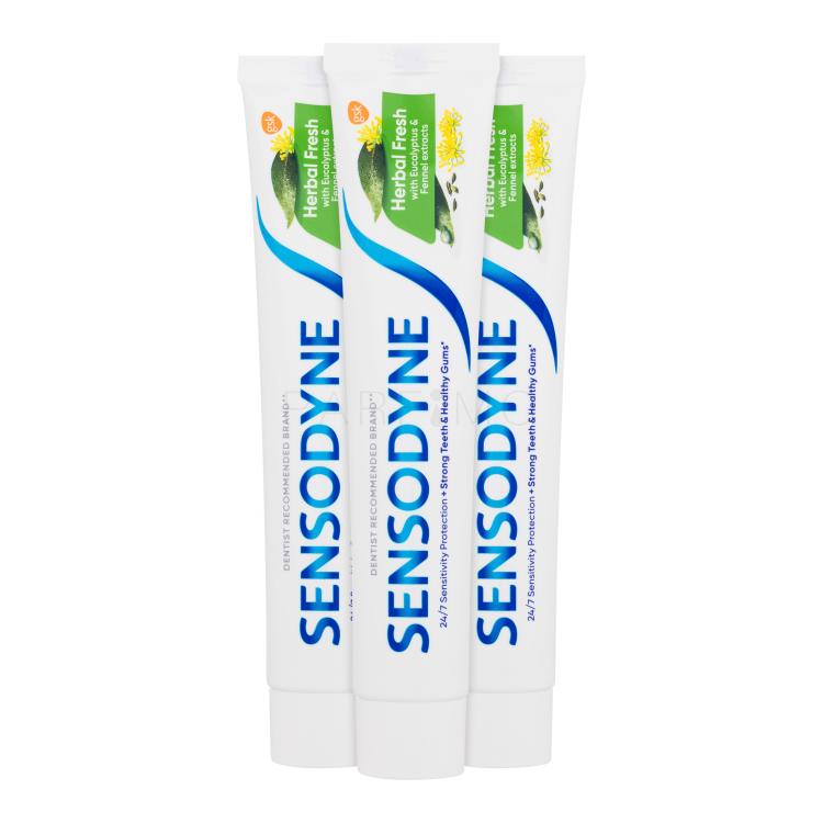 Sensodyne Herbal Fresh Trio Zahnpasta Set