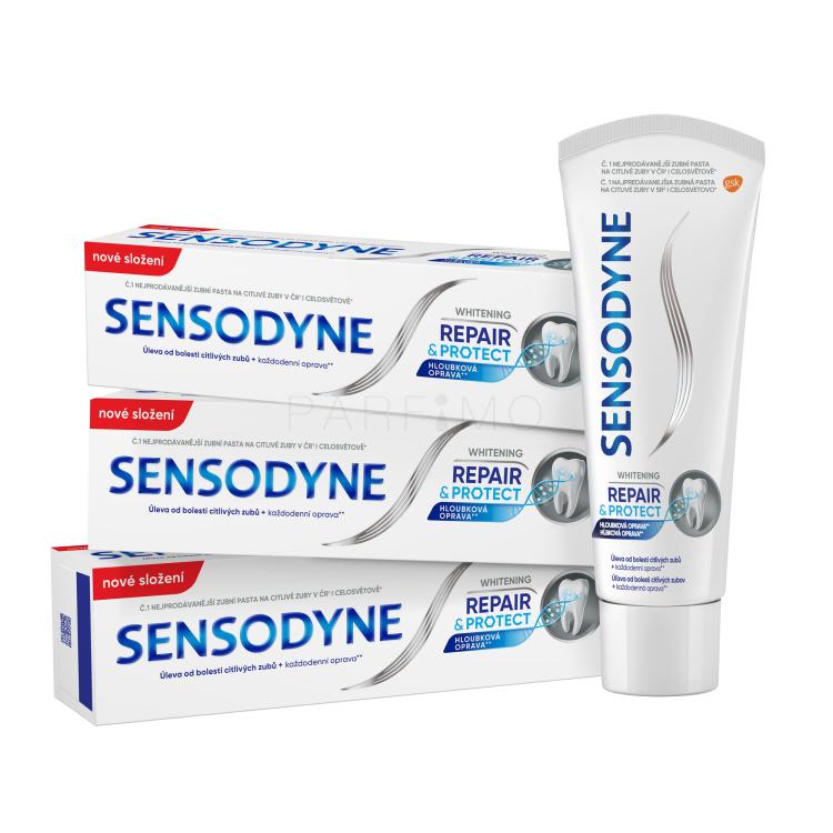 Sensodyne Repair &amp; Protect Whitening Trio Zahnpasta Set