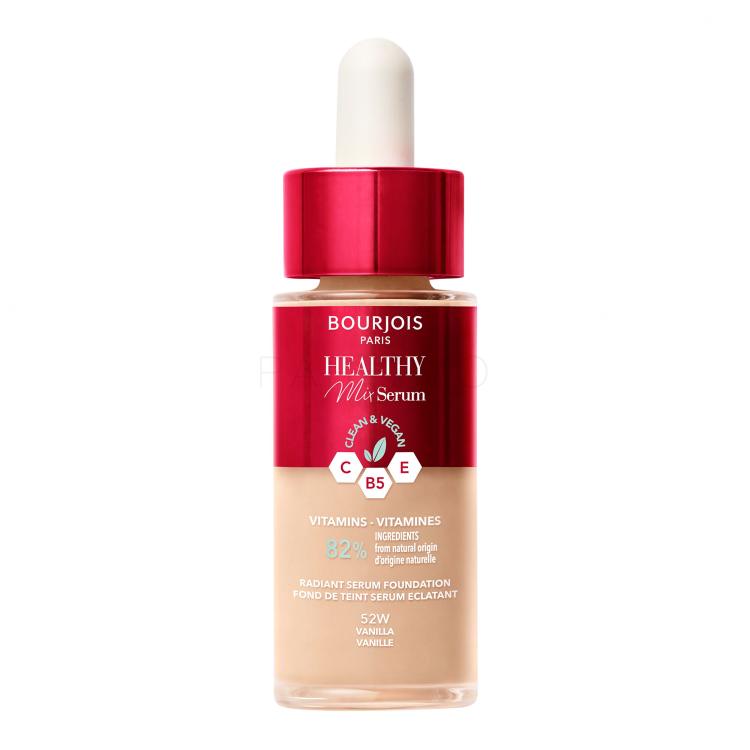 BOURJOIS Paris Healthy Mix Clean &amp; Vegan Serum Foundation Foundation für Frauen 30 ml Farbton  52W Vanilla