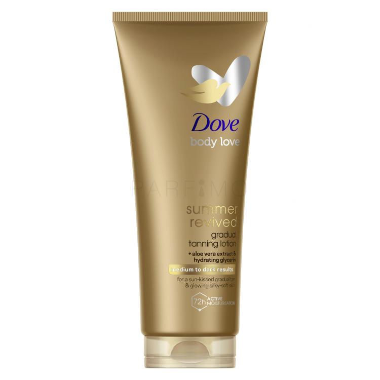 Dove Body Love Summer Revived Gradual Tanning Lotion Selbstbräuner für Frauen 200 ml Farbton  Medium to Dark