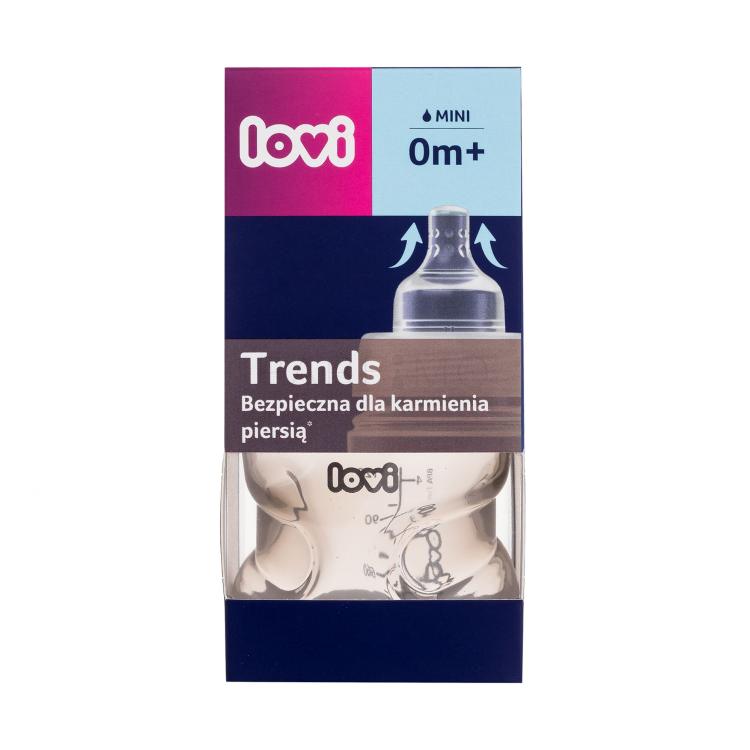 LOVI Trends Bottle 0m+ Beige Babyflasche für Kinder 120 ml