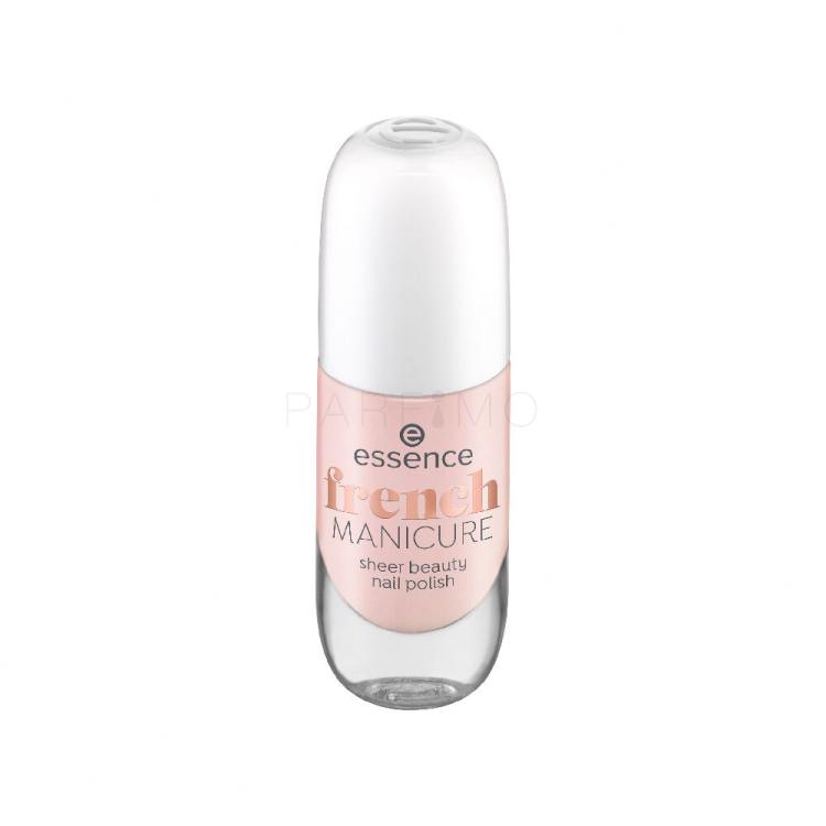 Essence French Manicure Sheer Beauty Nail Polish Nagellack für Frauen 8 ml Farbton  01 Peach Please!