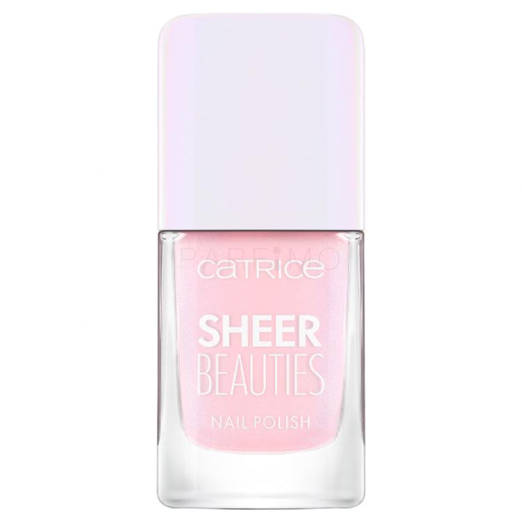 Catrice Sheer Beauties Nail Polish Nagellack für Frauen 10,5 ml Farbton  040 Fluffy Cotton Candy