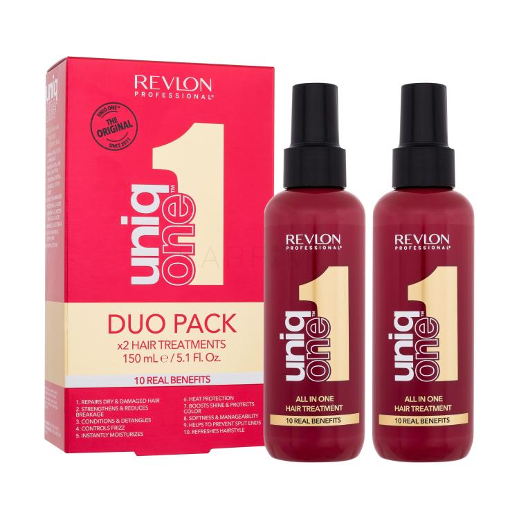 Revlon Professional Uniq One All In One Hair Treatment Duo Pack Pflege ohne Ausspülen für Frauen Set