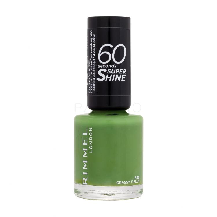 Rimmel London 60 Seconds Super Shine Nagellack für Frauen 8 ml Farbton  880 Grassy Fields