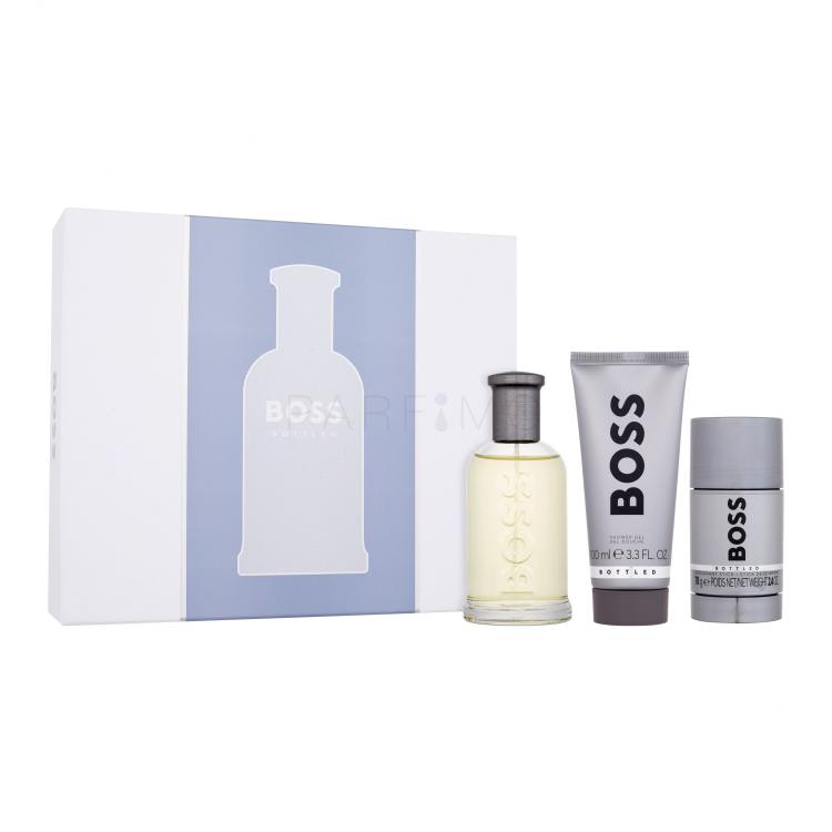 HUGO BOSS Boss Bottled Geschenkset Eau de Toilette 100 ml + Duschgel 100 ml + Deostick 75 ml